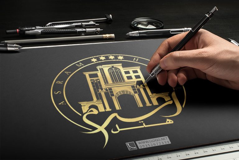 طراحی لوگو هتل اسرم