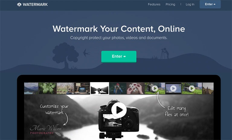 آموزش قرار دادن لوگو روی تصاویر